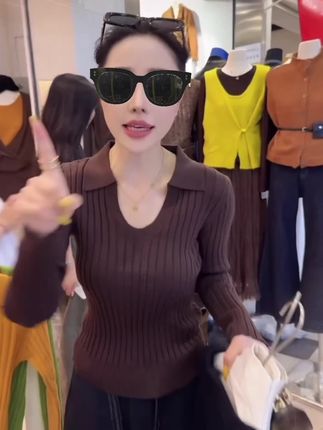 #内搭外穿都好看 #打底衫 #针织衫 #洋气小衫 #穿搭小心机 @巨量千川 @DOU+小助手