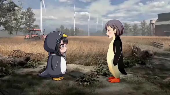 香企鹅大战臭企鹅#对战 #企鹅 #战斗