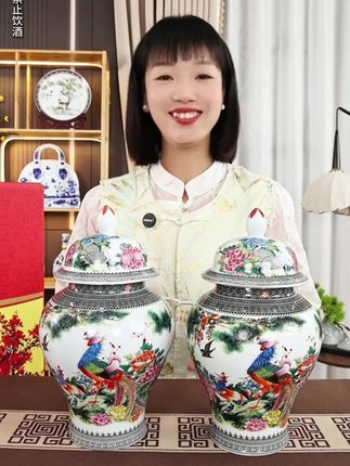 杏花村53度百鸟朝凤将军罐珍藏酒#好酒推荐#景德镇陶瓷#高端大气上档次#纯粮酿造#送礼佳品