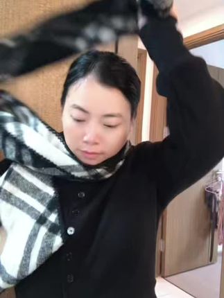 #围巾 #围巾系法 #围巾穿出时尚范