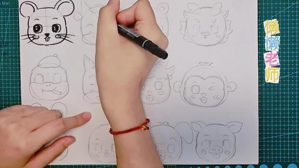 #简笔画 #手绘 #可爱简笔画 幼师考编必看👀