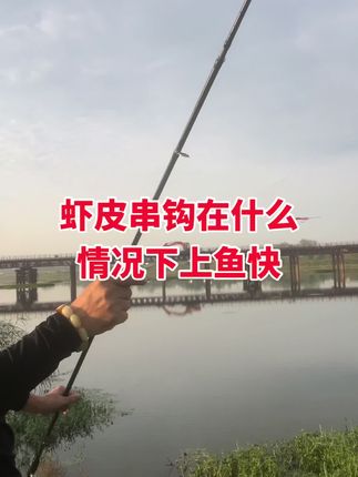 虾皮串钩在什么情况下上鱼快,就是这款红色虾它有六个钩每个都象小虾一样在水里游荡在阴天水浑的况下翘嘴青稍红尾都容易看到咬囗快。