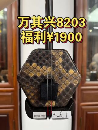 万其兴二胡8203黑檀专业演奏琴 王钟林老师精选喜欢单独联系王钟林老师哦#传统文化 #乐器演奏 #二胡演奏