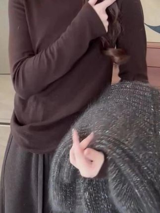 #打底衫 #内搭外穿都好看 #秋冬穿搭 #显瘦穿搭 #小个子穿搭