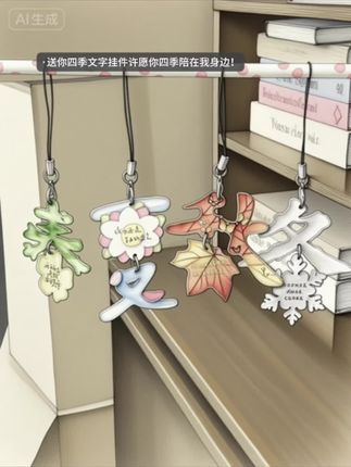 送你四季挂件许愿你四季陪在我身边#挂件 #许愿你永远在我身边 #艾特你想艾特的人