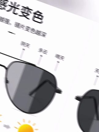 【感光变色高清垂钓偏光镜】Licbund男士户外防紫外线偏光太阳镜潮#太阳镜 #太阳墨镜 #太阳镜推荐 #偏光镜 #墨镜推荐