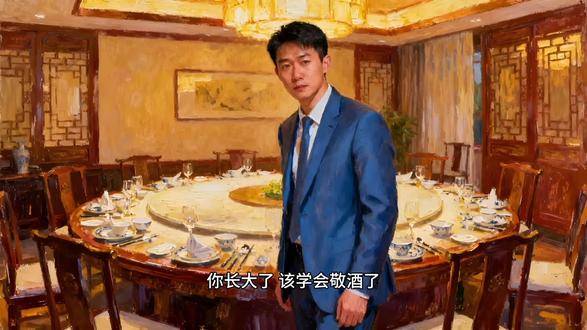 你长大了该学会敬酒了。 #敬酒 #饭桌文化 #社交 #为人处世 #自我提升