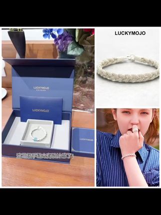 LUCKYMOJO 足银手链 土耳其小众高级感编织情侣男女饰品个性礼物