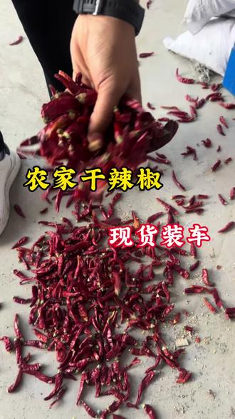 稳定供应,诚信经营。#辣满满#干辣椒#辣椒行情