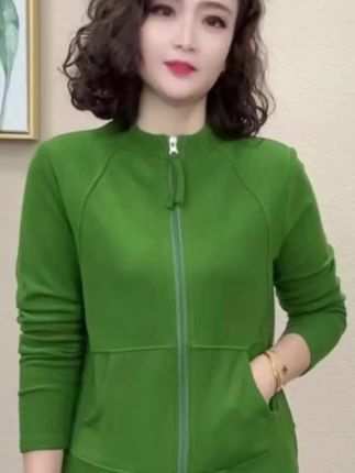 2025秋季新款薄款拉链款气质洋气时尚百搭立领上衣外套#洋气显瘦上衣 #面料柔软舒服 #谁穿谁好看 #穿出高级感 #时尚百搭女装