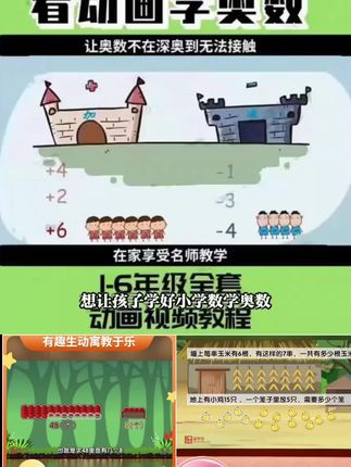 小学奥数1-6年级趣味动画 掌握核心知识点 激发无限数学潜能#小学奥数思维视频教学 #小学奥数思维训练举一反三 #小学奥数思维拓展训练 #小学奥数思维训练视频教学 #小学奥数思维训练举一反三视频教学