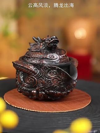 #紫陶茶具 #紫砂壶 #手抓壶 #茶具套装 #一壶两杯