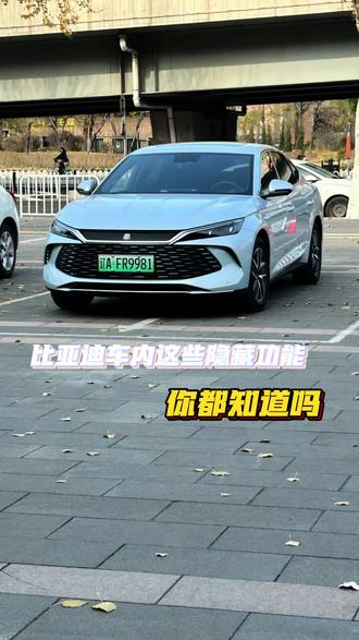 比亚迪车内竟然还有这两个隐藏功能#比亚迪 #比亚迪秦L #用车知识