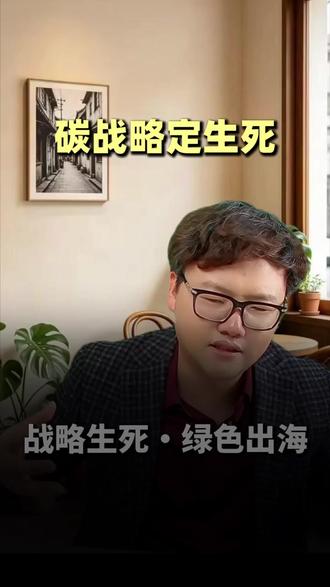 碳战略定生死,跳出绿色看出海! #碳圈老冰 #碳中和 #碳交易 #出海 #绿色贸易