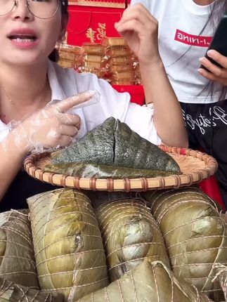 #广西大肉粽 #大肉粽子 #家乡特产 #地方特色小吃 #粽子