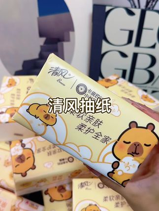 到手整整二十包,还是清风和卡皮巴拉的,纸巾又大又厚实!#生活用纸 #抽纸 #清风抽纸 #清风 #抽纸推荐