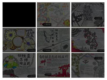 《钢铁是怎样炼成的》优秀手抄报展示@717班