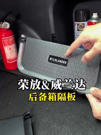 荣放威兰达后备箱隔板 全新升级加厚卡扣专属车标#荣放rav4 #威兰达 #车载好物 #荣放