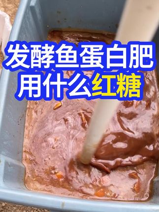 发酵鱼蛋白肥用食用红糖、赤砂糖、糖蜜、葡萄糖都可以。就是不能用工业的红糖,含糖量低会发臭。含糖量要达到50%以上。#发酵鱼蛋白用什么红糖 #鱼蛋白专用发酵菌 #鱼蛋白发酵菌 #鱼蛋白厂家 #鱼蛋白