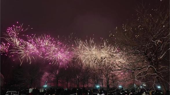 记录2026年正月十六烟花秀👍👍