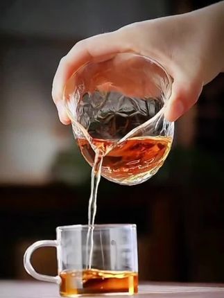落笙玻璃公道杯加厚高档分茶器日式耐热#大容量茶海单个手工茶配件