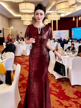 #婚礼妈妈礼服 #新中式喜婆婆国风女装 #高贵优雅 #气场全开 #通勤穿搭如何摆脱土气感