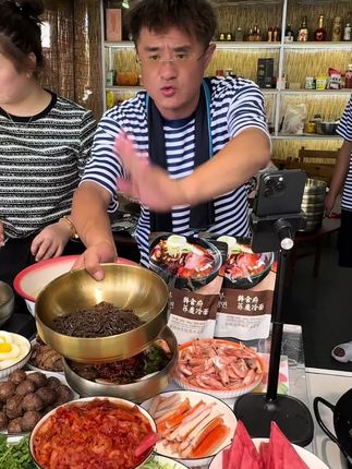 延边朝鲜族韩食府特色荞麦冷面@东北划拉哥 @东北划拉哥他老妹儿 @东北划拉哥他妹夫