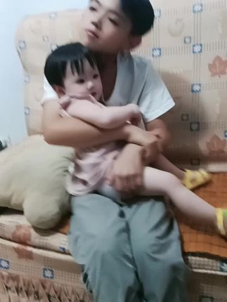 周末在家带妹妹