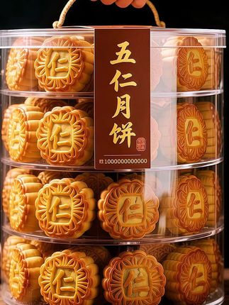 中秋佳节,五仁月饼那独有的滋味,无疑是节日里最具代表性的味道。它精心挑选核桃、杏仁、花生、瓜子、芝麻这五种高品质果仁,每一颗都饱满得如同璀璨明珠,咬下去酥脆感十足。清甜的果脯与绵密的饼皮与之搭配,当轻咬一口,坚果浓郁的香气刹那间在口腔中弥漫开来。果脯恰到好处的微甜,巧妙地平衡了果仁的油脂,使得每一口都能带来满满的愉悦和满足。 五仁月饼,绝非仅仅只是一块普通的月饼,它深深镌刻着中秋记忆中那独一无二的味道。在这阖家团圆的美好时刻,就让五仁月饼相伴,留存住家中那份温暖的情谊。 #中式糕点 #传统手工 #点心美食 #五仁月饼#月饼