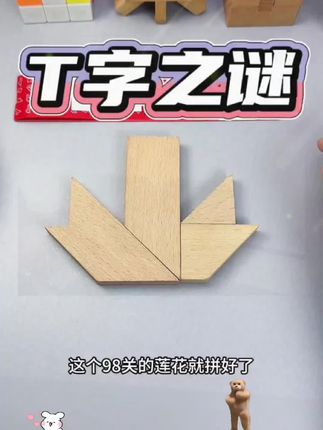 古人智慧,可以拼出上百种图形的神奇的四巧板#益智玩具#几何图形 #动手动脑 #儿童思维训练#拼图