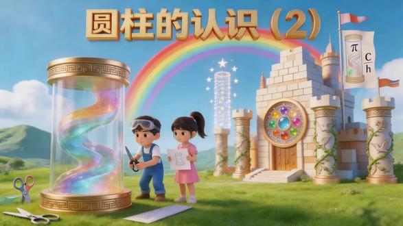 六下《圆柱的认识(2)》AI赋能+大情景任务群 #小学数学课件PPT #小学数学PPT #数学公开课 #小学数学公开课