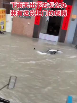 下雨天出不去怎么办?还好我点了他们家送货上门的烧鹅,京东冷链快递第二天就收到了,非常的新鲜美味,外面下雨不乱走,吃着烧鹅放心在家里追剧#烧鹅 #雨天行车注意安全 #雨天出行