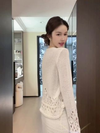 温柔风气质套装! #气质美女#温柔风穿搭#温柔风#高级穿搭#美出高级感@DOU+上热门