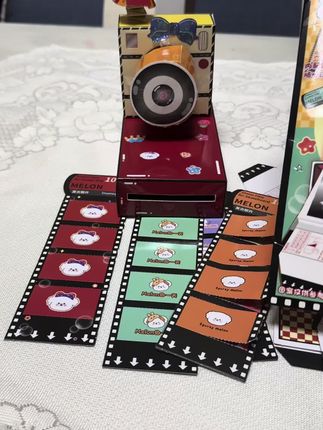 inamazy撕拉片相机立体贴纸泡泡安静书DIY贴纸书手账贴画素材儿童#玩具 #益智玩具 #手工 #手工diy #撕拉片相机