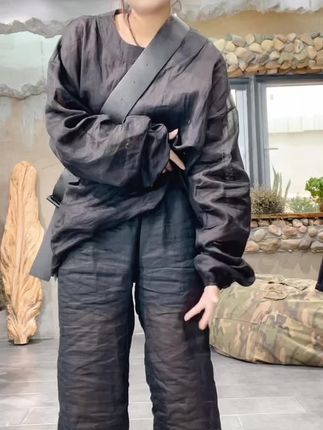 #࿆女人一定要活成自己喜欢的样子 #户外穿搭 #女人自信就是美 #棉麻复古文艺 #源头实力厂家