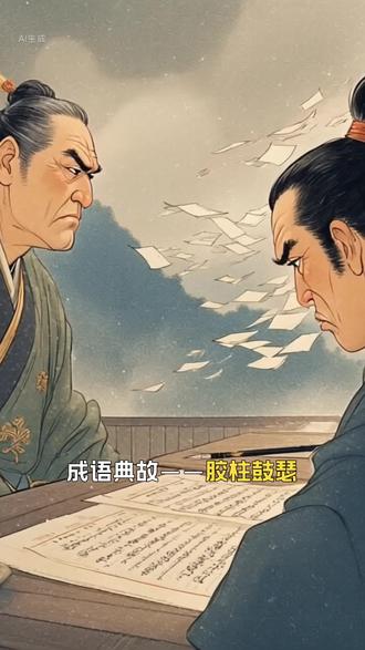 成语典故——胶柱鼓瑟#成语典故#成语故事#成语积累