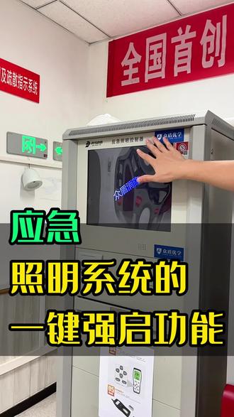 应急照明系统的一键强启功能 #消防设施操作员#消防知识#消防培训#中级监控