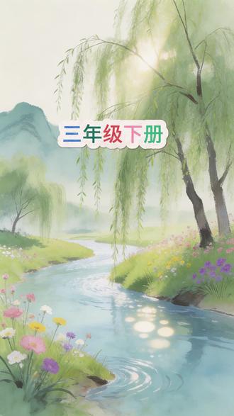 (修订版)三年级下册课文朗读:1 古诗三首 #三年级下册语文#课文朗读#预习必备 划重点