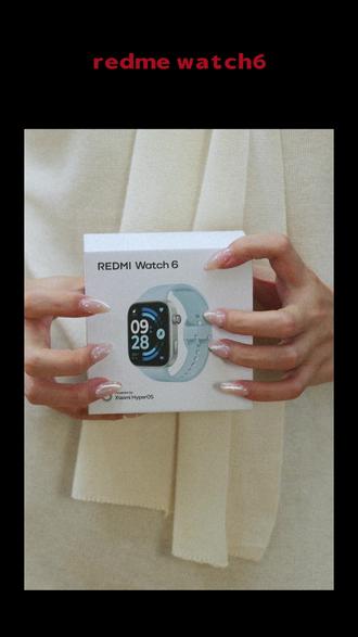 新入手的红米watch6,记得像我这样给他打扮一下哦~ #红米watch6 #小米手表表带推荐 #小米手表壁纸 #米兰尼斯表带