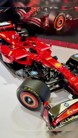 F1赛车积木 法拉利机械组红牛f1方程式赛车拼装积木男孩玩具礼物拼搭玩具SF24#玩具选购攻略 #赛车积木设计 #玩具收藏 #赛车玩具 #儿童玩具