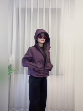 #上热门🔥 时尚洋气百搭韩版连帽女冲锋衣
