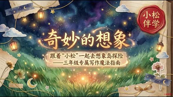 三年级语文下册第五单元习作《奇妙的想象》 #小学语文#课件#三年级语文#抖音创作者激励计划#小学作文