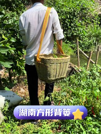 #竹编手艺 采茶仔专用背篓