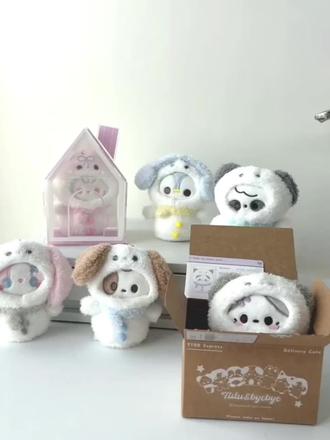 狂欢季抖音旗舰RosyPosy柔设包包雪人挂件迷你娃娃公仔diy挂饰毛绒可爱动物玩偶#今日分享#萌宠萌宠 #雪人挂件 #萌萌哒#太可爱啦