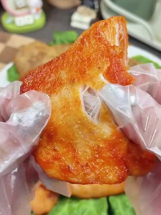 姐妹们都收到食者道的大鸡排了吗?#鸡排 #妈呀太香了 #大人孩子都爱吃