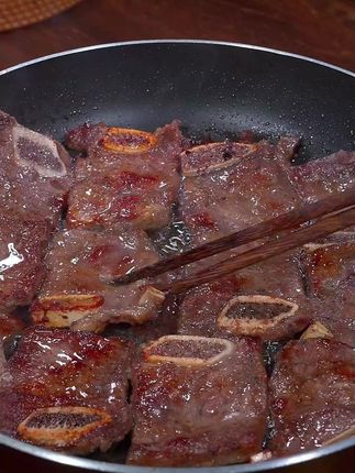 T【3袋/7袋】天海藏装黑椒牛仔骨200g/袋 烧烤鲜嫩牛肉浓郁煎烤冷冻