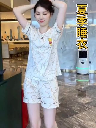 #纯棉睡衣 #居家好物 #睡衣家居服 #透气不闷热