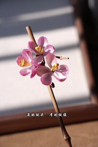 桃花朵朵开 | 基础五瓣花如何打尖
#手工发簪 #古风发簪制作 #发簪 #绒花非遗绒花 #非遗绒花体验