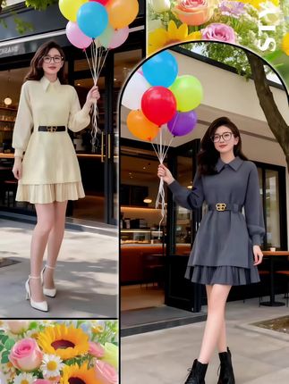 2025秋冬新款这套太惊艳了!赫本风针织连衣裙两件套设计独特,收腰版型显气质,好看又不挑人。日常穿或小聚都出彩,轻松穿出优雅范儿~ #赫本风针织裙 #秋冬新款连衣裙 #气质收腰两件套  #朴彩英冰蓝玫瑰缎面拖尾长裙 #出片穿搭记录国庆高光时刻 @DOU+上热门 @DOU+小助手