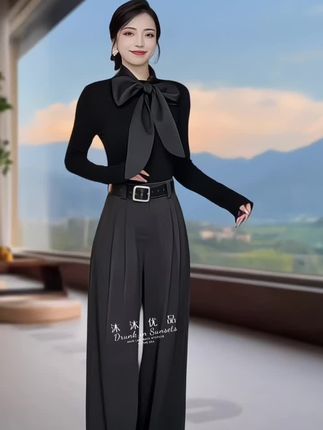 #简约大气 #裤子 #双面呢 #阔腿裤#白搭阔腿裤